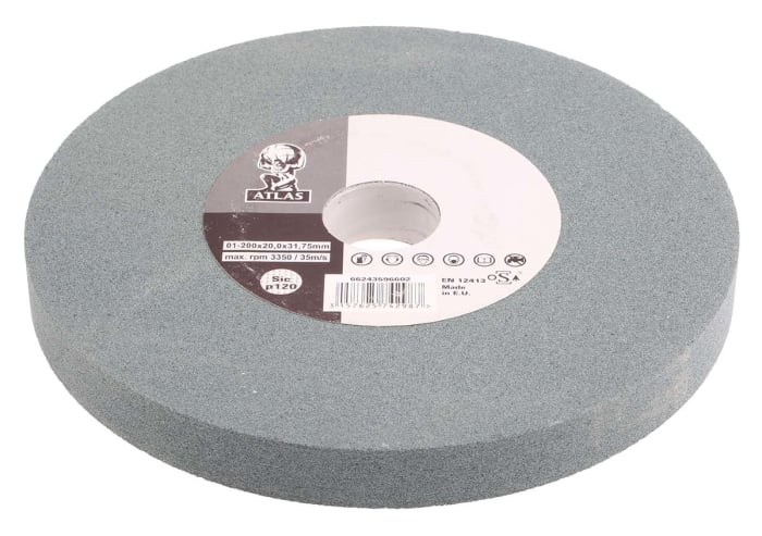 Norton ATLAS Silicon Carbide Grinding Wheel 200mm Diameter P120 Grit
