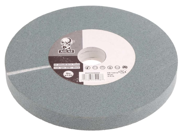 Silicon carbide abrasive wheel outlet