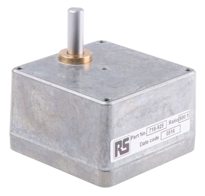 McLennan Servo Supplies Spur Gearbox, 500:1 Gear Ratio, 7 Nm Maximum Torque