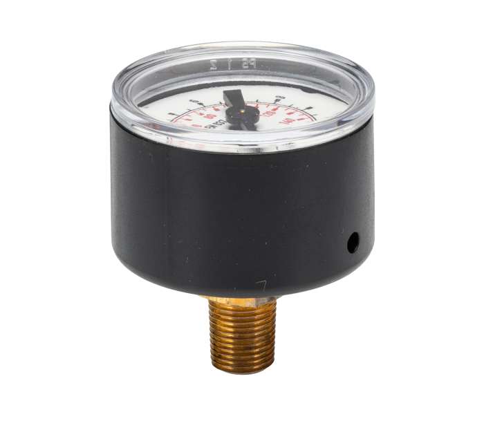 9350569 RS PRO RS PRO Back Entry Pressure Gauge 10bar, 0bar min