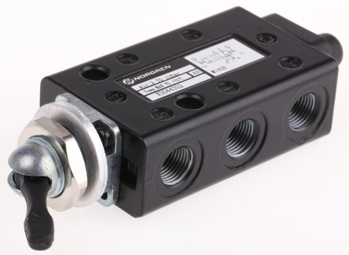 Vanne pneumatique Norgren X30 Bascule 5/2, G 1/8, 1/8pouces