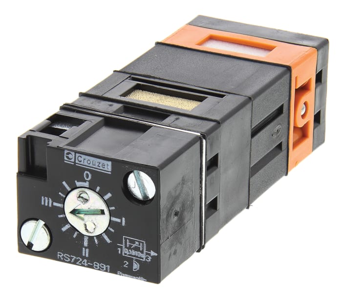 Pneumatic adj time delay module,2-8 bar
