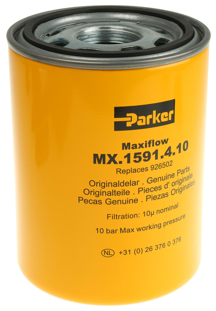 Élément filtre hydraulique de rechange Parker 926502, 10μm