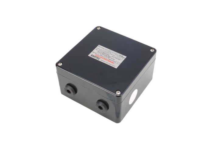 Bartec GB Series Black Junction Box, IP66, 15 Terminals, ATEX, 160 x 160 x 90mm