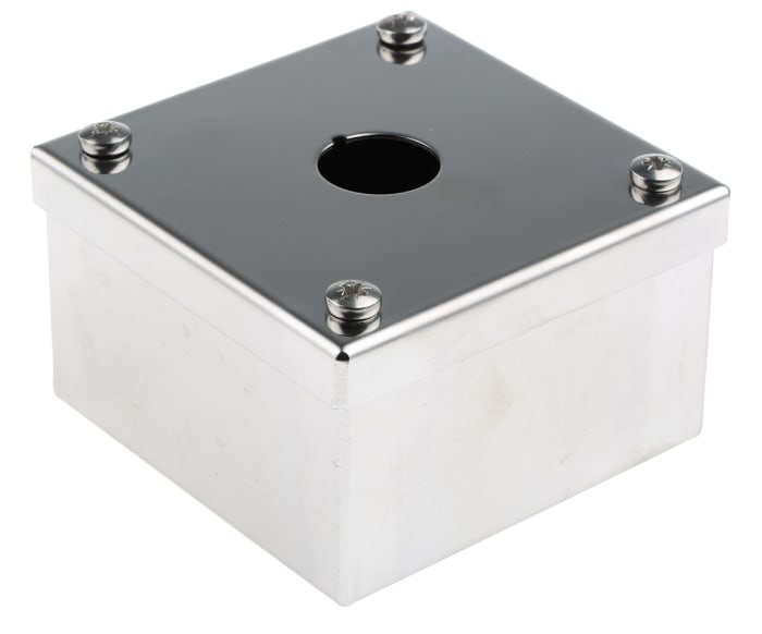 ABB Stainless Steel ABB Compact Push Button Enclosure - 1 Hole 22mm Diameter