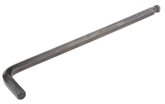 Šestihranný klíč Metrický 10mm Kulový konec tvar L Dlouhé rameno, Chrom-vanadová ocel RS PRO