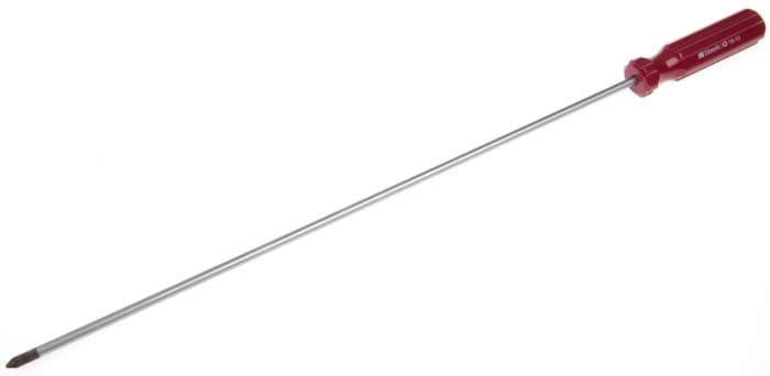 RS PRO Pozidriv Screwdriver, PZ1 Tip, 350 mm Blade