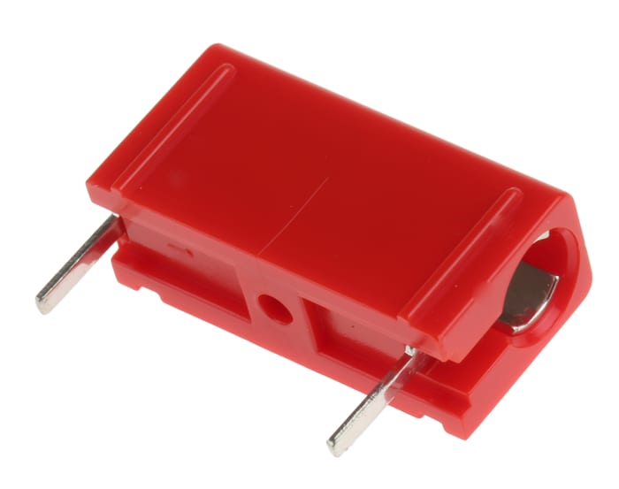 Support de test 4 mm Hirschmann Test & Measurement Rouge Femelle 16A 60V c.c.