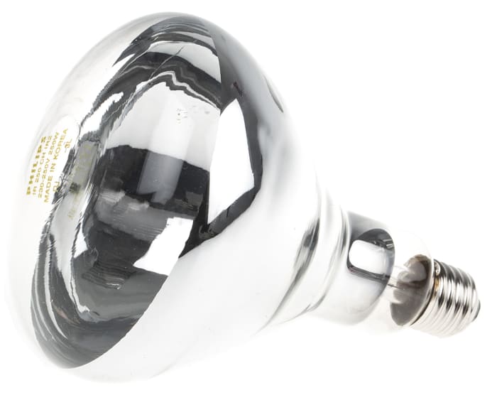 Lampe chauffante Philips Lighting 250 W, E27 230 / 250 V 125mm x 173 mm 2400K