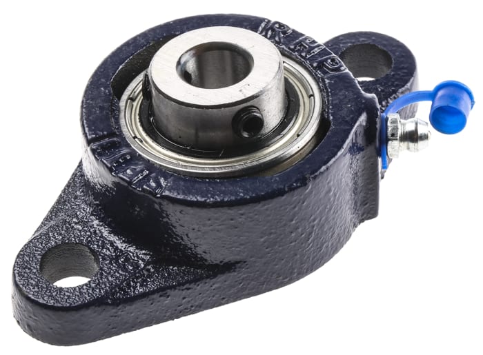 2 Hole Flange Bearing Unit, SFT12, 12mm ID