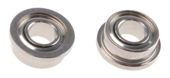 NMB DDRIF-418ZZMTHA5P24LY121 1 Row Ball Bearing - 3.17 mm ID, 6.35 mm OD