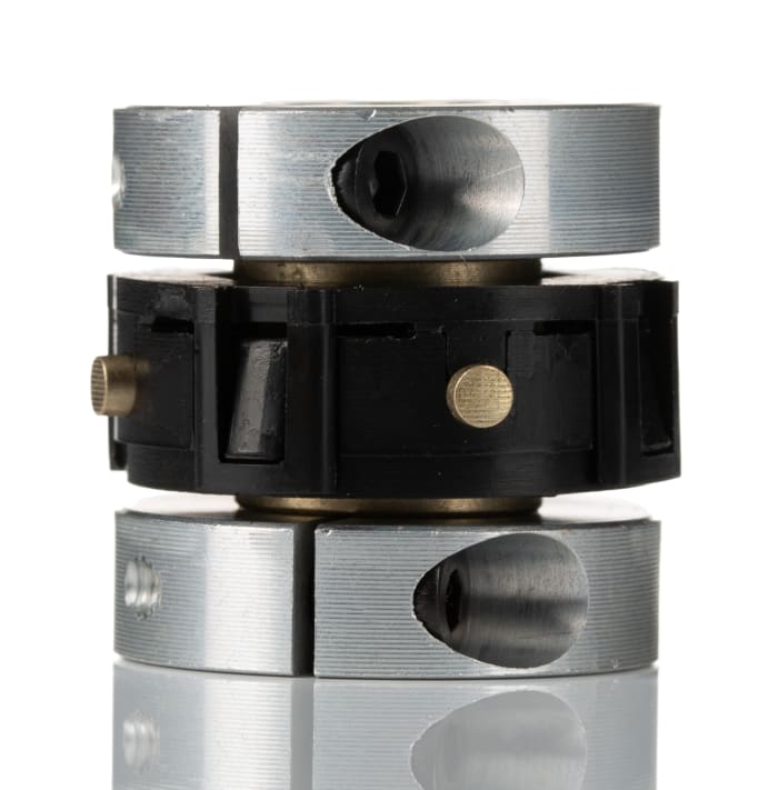 Huco Universal Lateral, 1.1in Outside Diameter, 3/8in Bore, 1in Length Coupler