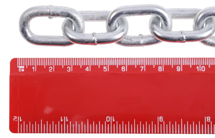 RS PRO | RS PRO Galvanised Steel Chain, 10m Length, 145 kg Lifting Load ...