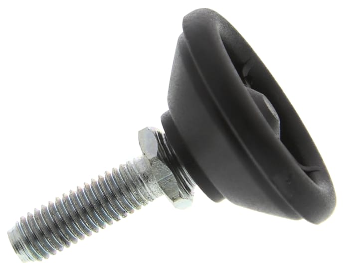 Nu-Tech Engineering PA Reinforced Nylon Adjustable Foot, 450kg Static Load Capacity 10° Tilt Angle