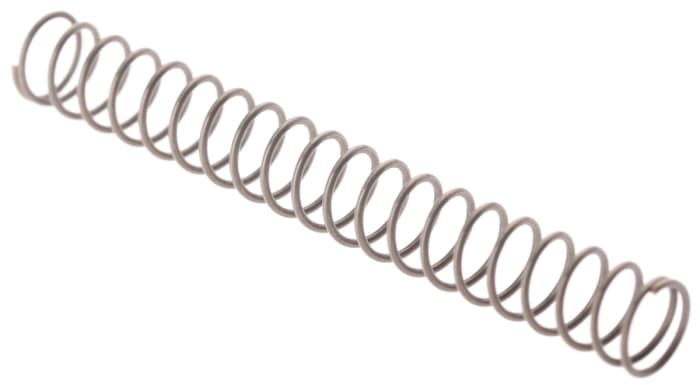 Ressort de compression RS PRO dia. 5.5mm, L 44.5mm, 0.27N/mm en Alliage d'acier
