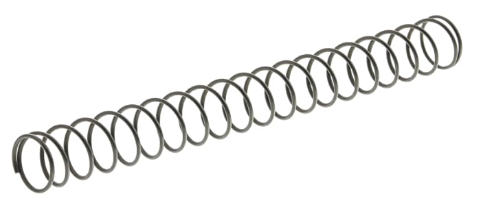 Ressort de compression RS PRO dia. 6.8mm, L 65mm, 0.14N/mm en Alliage d'acier