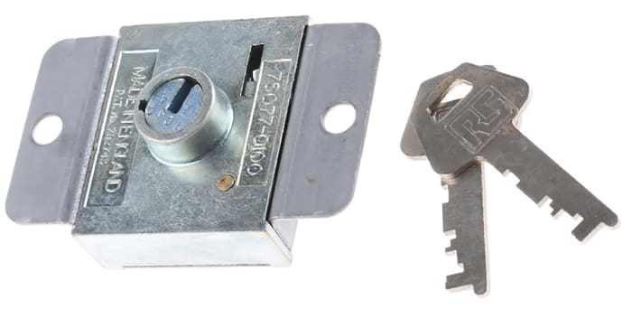 Euro-Locks a Lowe & Fletcher group Company Steel Padlockable Door Bolt, 67 x 42.8mm