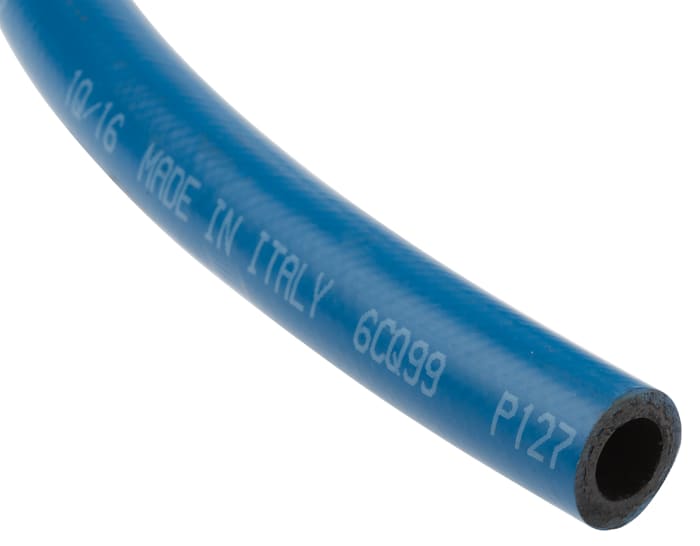 Parker Compressed Air Pipe Blue Reinforced Synthetic Rubber 16mm x 5m 831 Series