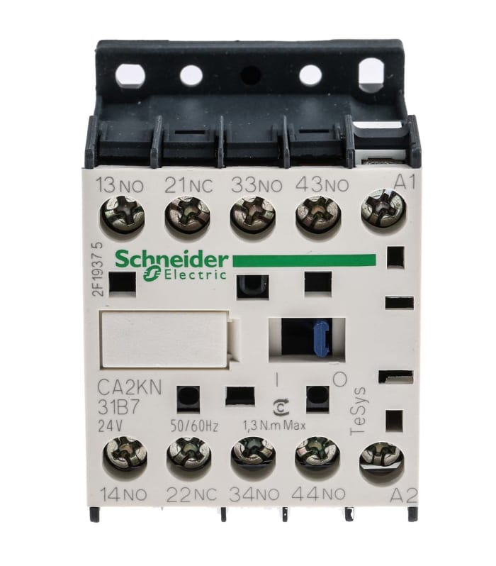 Contacteur Schneider Electric série CA2KN, 3 NO + 1 NF, 10 A