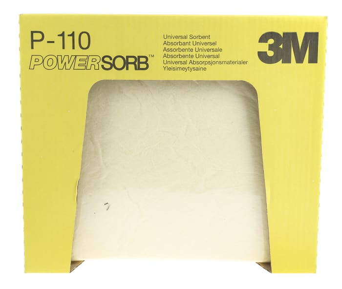 P110 3M | 3M Spill Absorbent 3M Sheet for Cleaning Use, 68.1 L Capacity ...