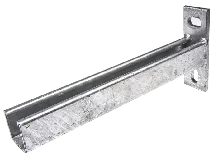 Unistrut Steel 300mm Cantilever Arm With 135 x 45mm Base 1.20kg