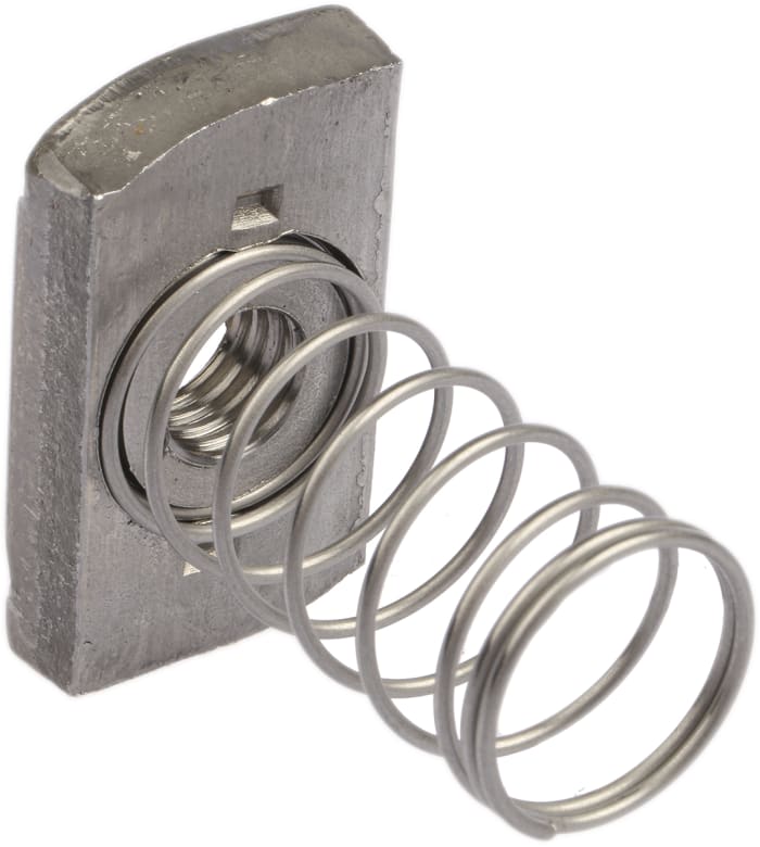 P NL10 SS Unistrut Unistrut Channel Nut, M10, Nut Base Dimensions 41 x 41mm, Stainless Steel