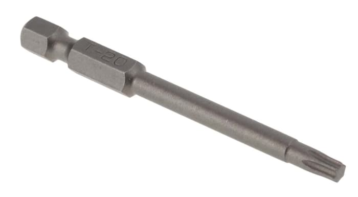 RS PRO Torx Screwdriver Bit, T20 Tip, 70 mm Overall