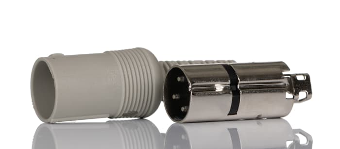 Hirschmann, MAS 3 Pole Din Plug, DIN 41524, 4A, 34 V ac/dc IP30, Plug In, Male, Cable Mount
