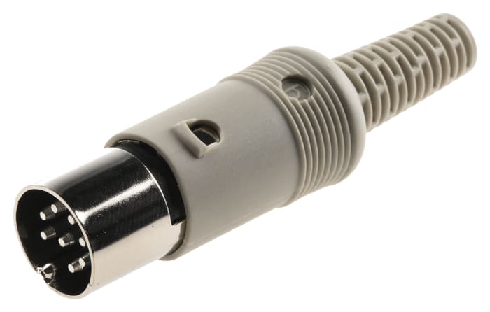 Hirschmann, MAS 8 Pole Din Plug, DIN 45326, 4A, 34 V ac/dc IP30, Male, Cable Mount