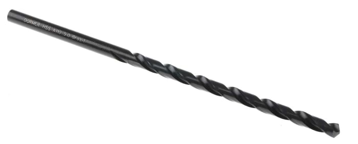 Dormer A110 Series HSS Twist Drill Bit, 5mm Diameter, 132 mm Overall