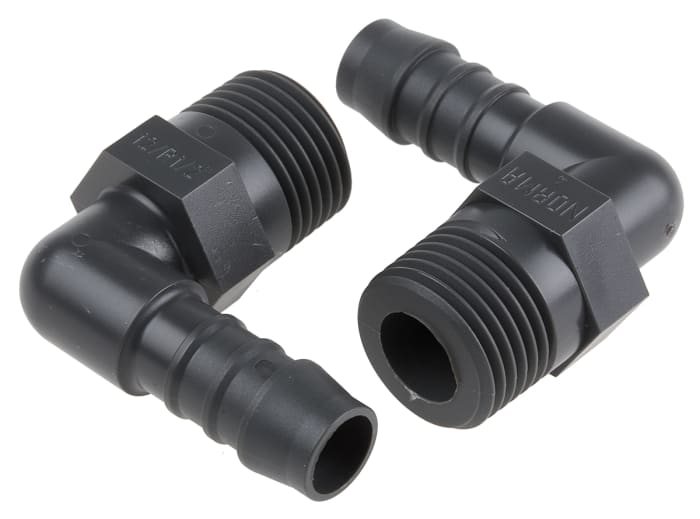 RS PRO Hose Connector Hose Tail Adaptor, G 3/8in 1/2in ID