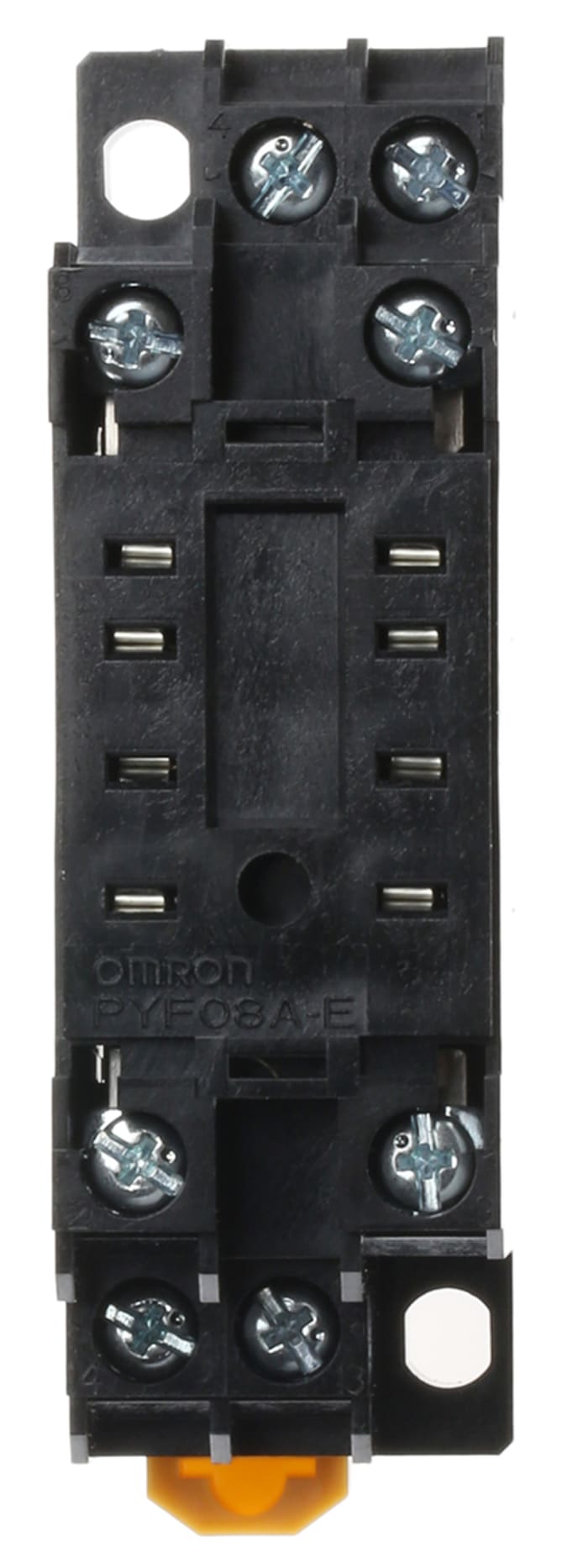 Omron 8 Pin 250V ac DIN Rail Relay Socket for use with Various Series