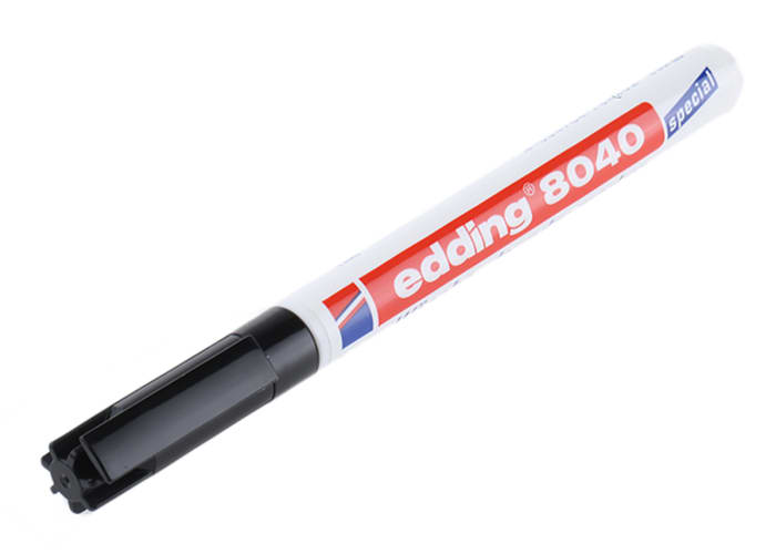 Extremisten Chemicaliën vork 8040-001 Edding | Edding Extra Fine Tip Black Marker Pen | 806-044 | RS  Components