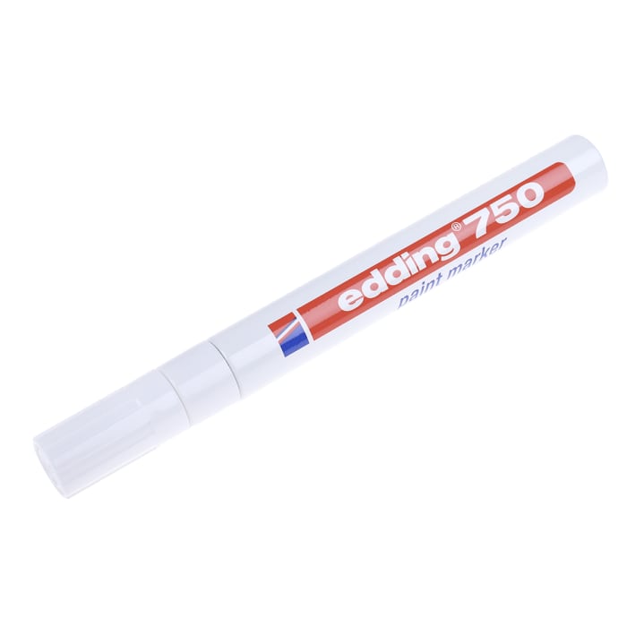 edding 750 Paint Markers Bullet Tip 2-4mm Line White Ref 750-049 [Pack of  10]