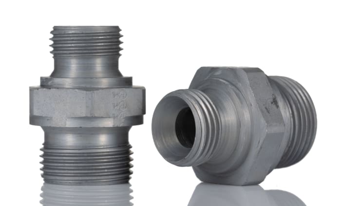 12 8hmk4s Parker Parker Hydraulic Straight Threaded Adaptor G 1 2 Male To G 3 4 Male 12 8hmk4s 807 621 Rs Components