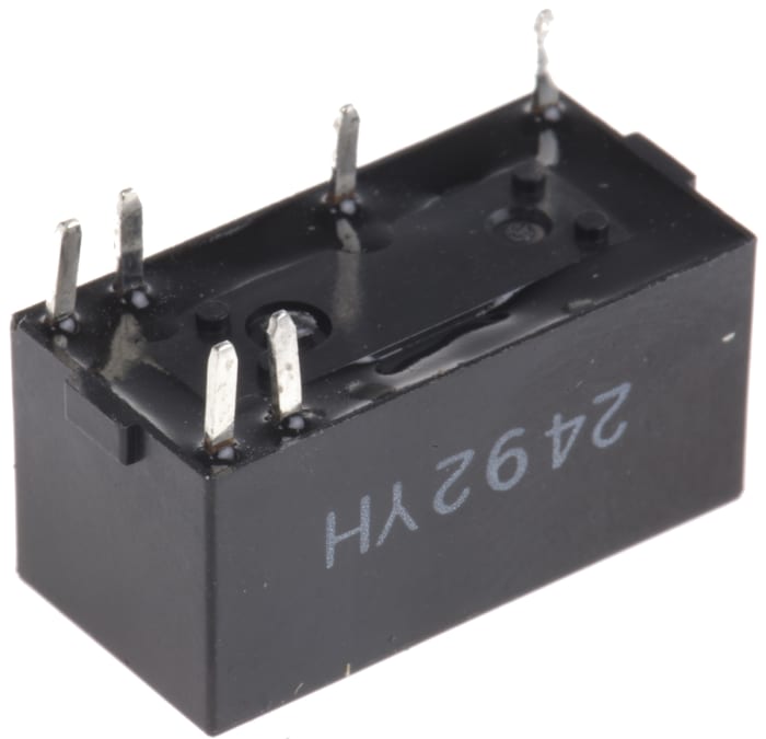 Omron PCB Mount Latching Power Relay, 12V dc Coil, 5A Switching Current, SPST