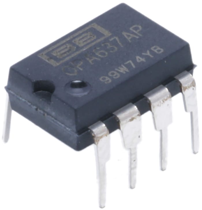 OPA637AP Texas Instruments, Op Amp, 80MHz, 8-Pin PDIP