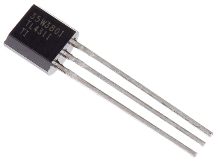 Texas Instruments Adjustable Shunt Voltage Reference 2.5 - 36V ±2.0 % 3-Pin TO-92, TL431ILP