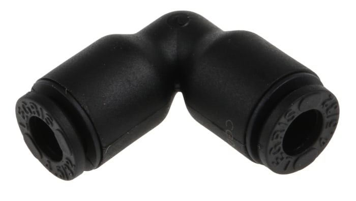 Legris LF3000 Series Elbow Tube-toTube Adaptor, Push In 4 mm to Push In 4 mm, Tube-to-Tube Connection Style