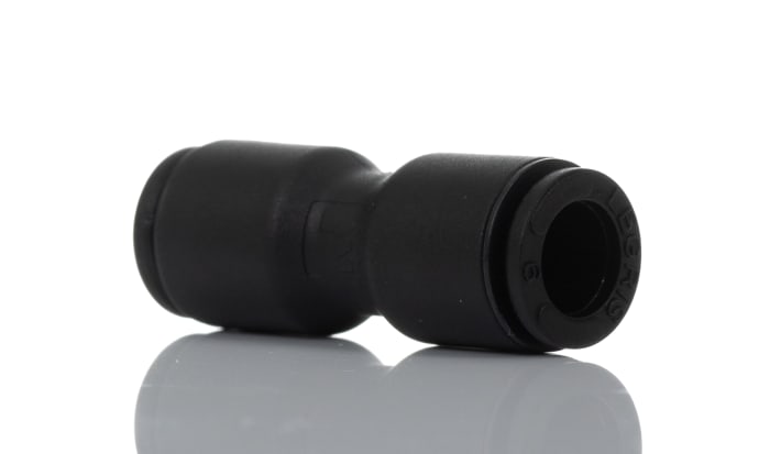 Legris LF3000 Series Straight Tube-to-Tube Adaptor, Push In 6 mm to Push In 6 mm, Tube-to-Tube Connection Style