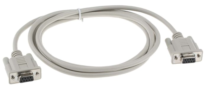 Roline Female 9 Pin D-sub to Female 9 Pin D-sub Serial Cable, 1.8m