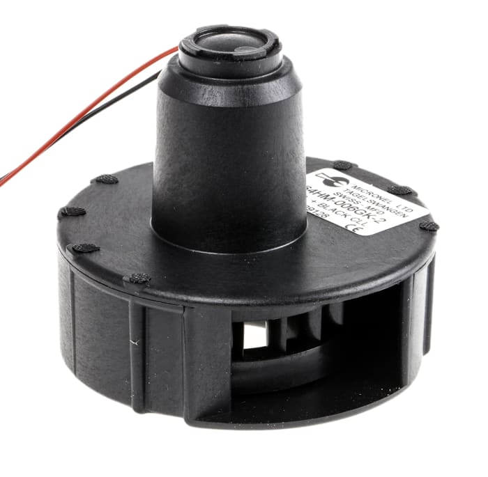 Micronel U64HM Series Centrifugal Fan, 6 V dc, 4.9L/s, DC Operation, 64 x 64 x 56.5mm