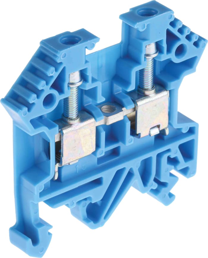 RS PRO | RS PRO RK Series Feed Through Terminal Block Blue, 0.2mm², 4 ...