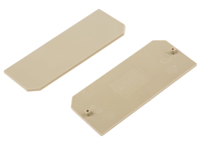 RS PRO End Cover for Use with DIN Rail Terminal Blocks