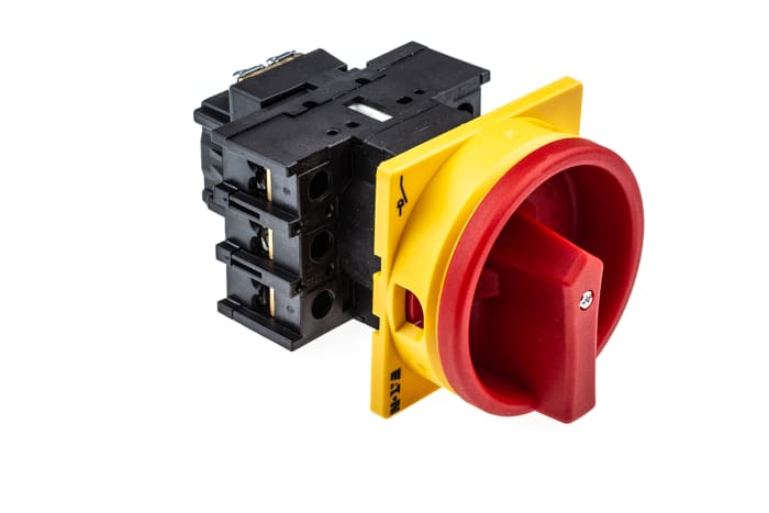 Eaton 3P Pole Flush Mount Isolator Switch - 25A Maximum Current, 13kW Power Rating, IP65