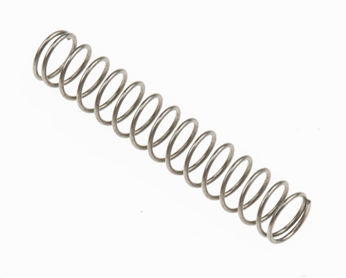 Ressort de compression RS PRO dia. 2.75mm, L 15.7mm, 0.18N/mm en Acier Inoxydable