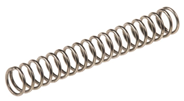 Ressort de compression RS PRO dia. 2.82mm, L 20.6mm, 0.32N/mm en Acier inoxydable