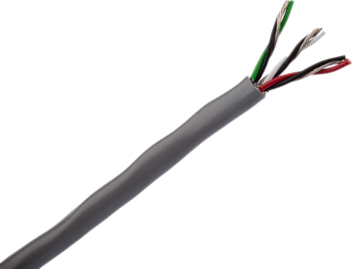 Belden 8777 Series Data Cable, 3 Pairs, 6 Cores, 0.33 mm², Screened, 22 AWG, 152m, Screened Shield
