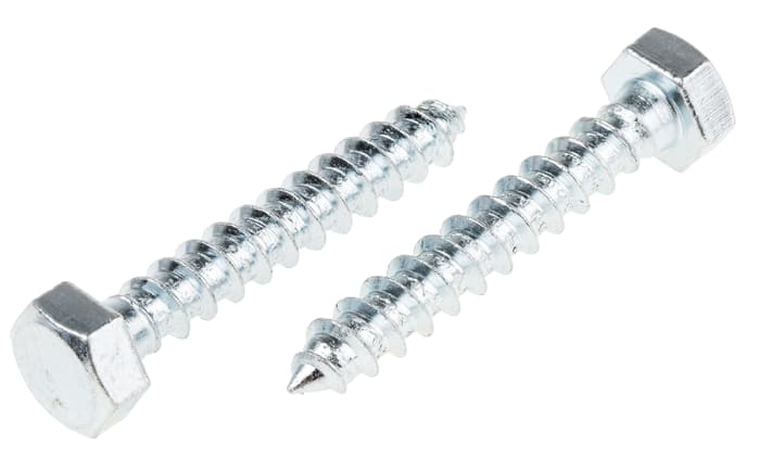 Altı Köşe Başlı Ağaç Vidası, U: 50mm, Diş Tipi: 8mm, Çelik