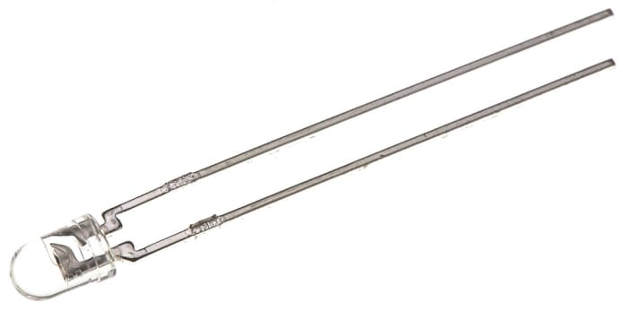 Broadcom1.9 V Red LED 3mm Through Hole, HLMP-1340